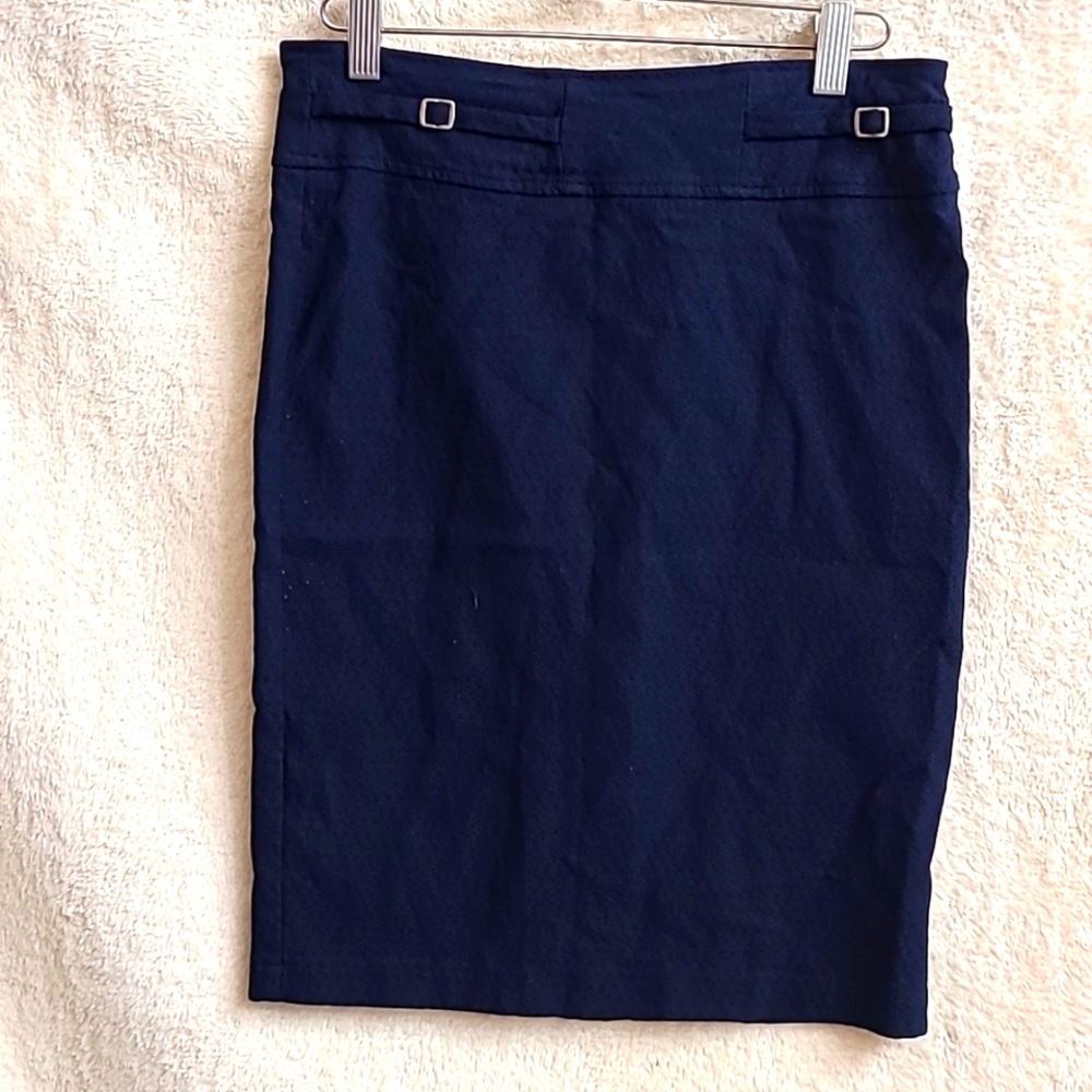 Blue, small, pencil skirt